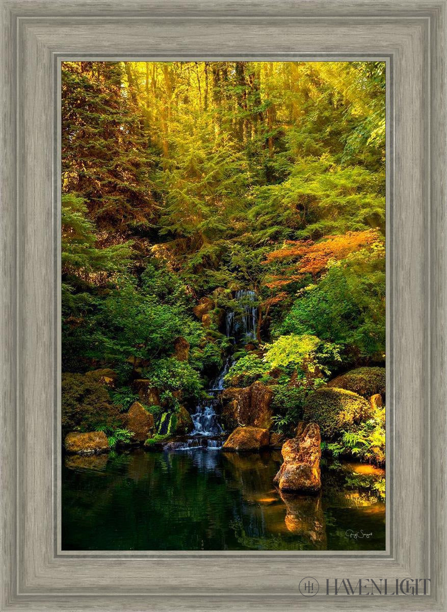 Secluded Pond Open Edition Canvas / 16 X 24 Gray 21 3/4 29 Art