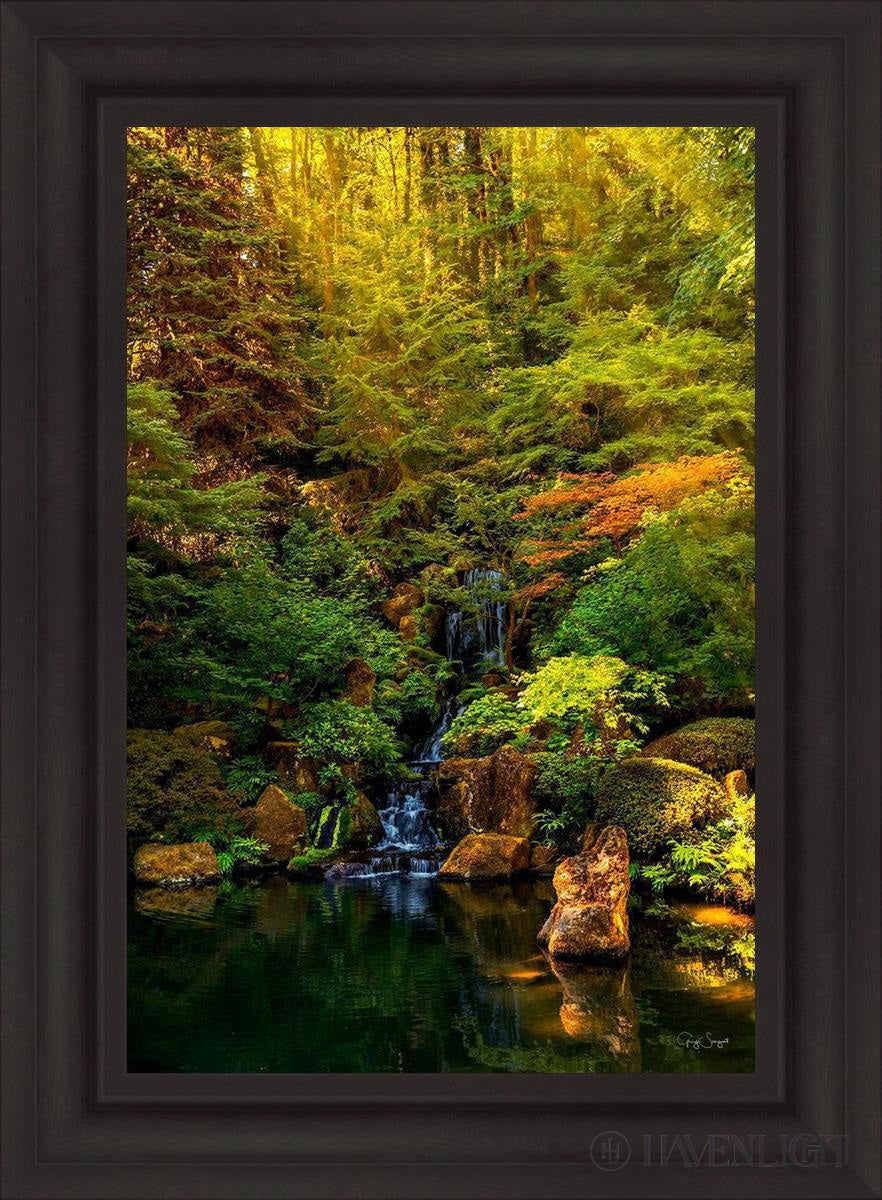 Secluded Pond Open Edition Canvas / 20 X 30 Brown 27 3/4 37 Art