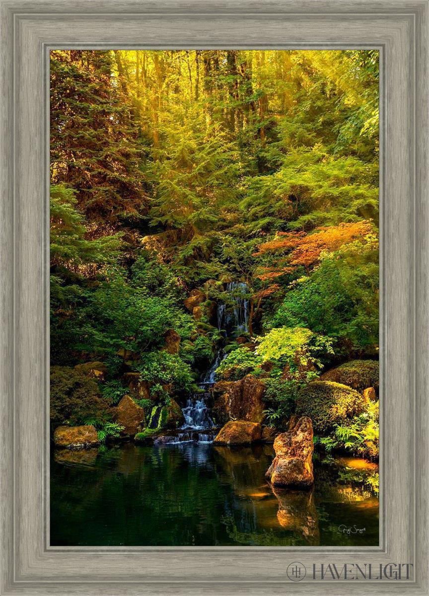 Secluded Pond Open Edition Canvas / 20 X 30 Gray 25 3/4 35 Art