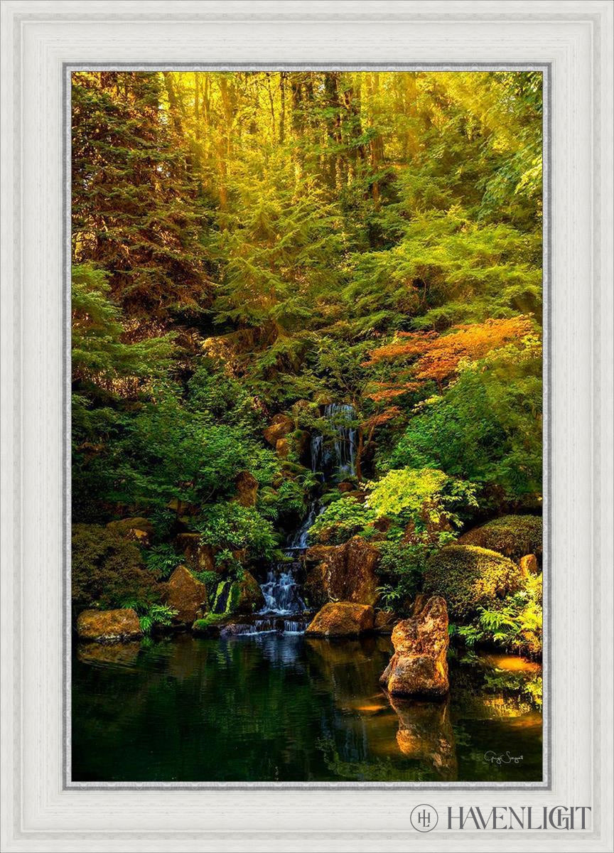 Secluded Pond Open Edition Canvas / 20 X 30 White 25 3/4 35 Art
