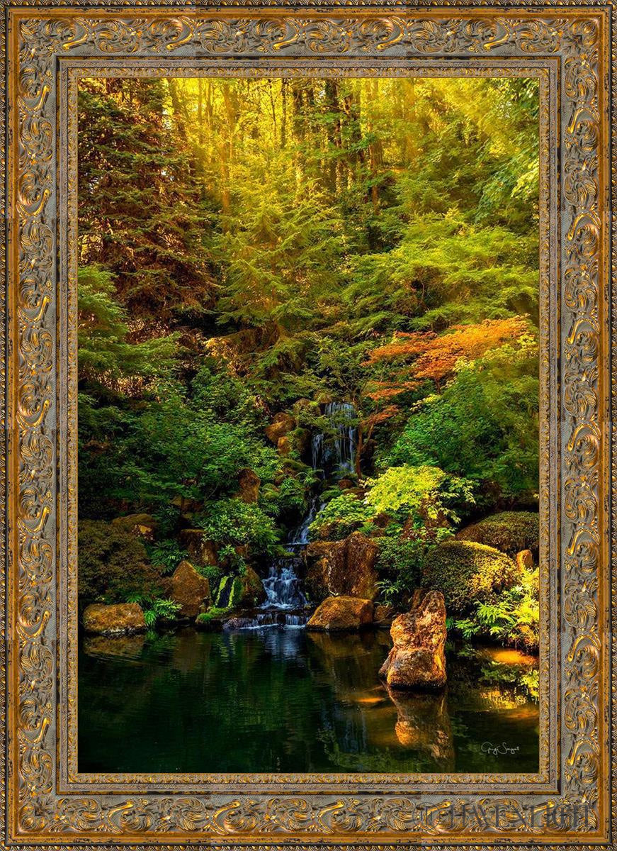 Secluded Pond Open Edition Canvas / 24 X 36 Gold 31 3/4 43 Art