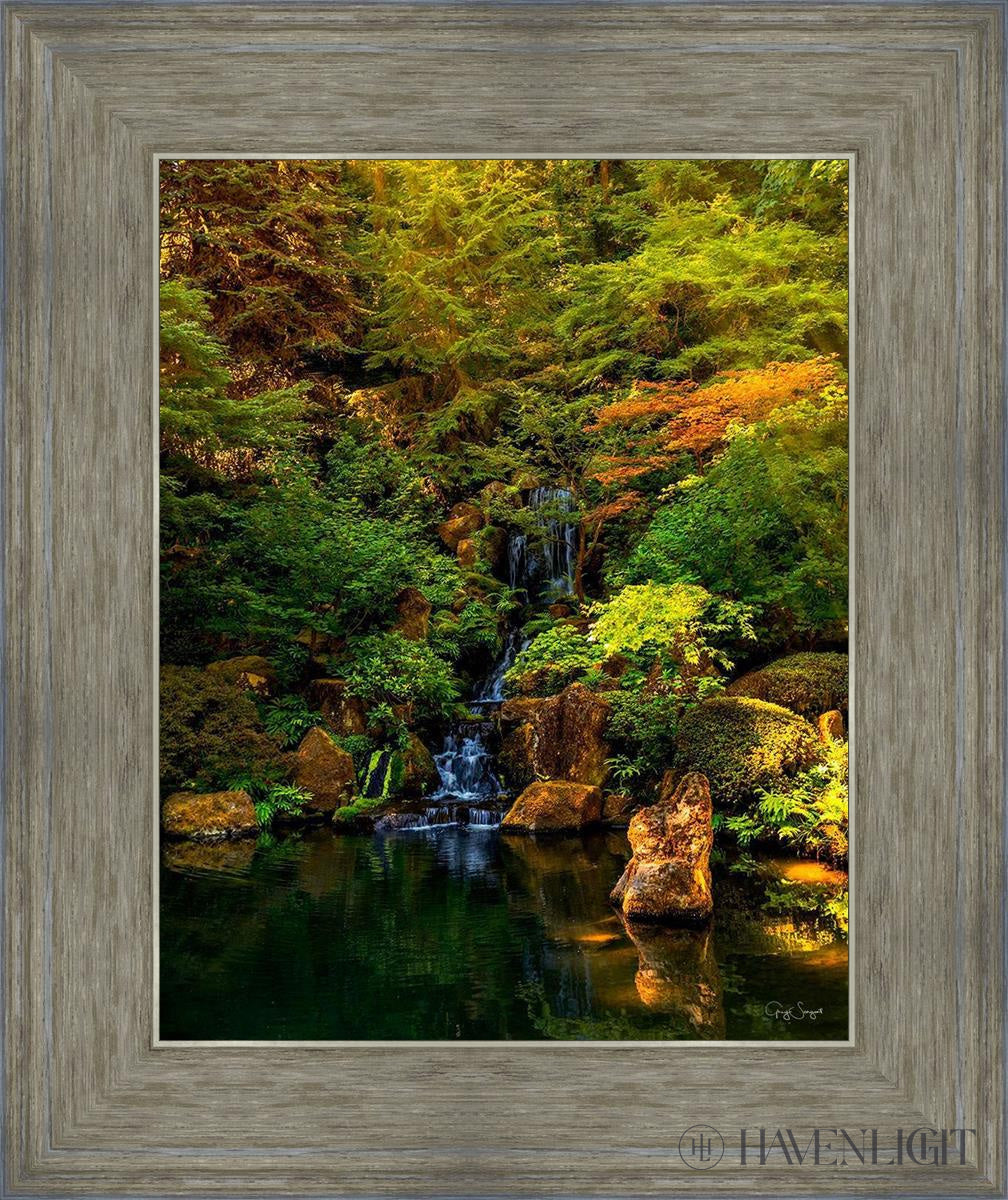 Secluded Pond Open Edition Print / 11 X 14 Gray 15 3/4 18 Art