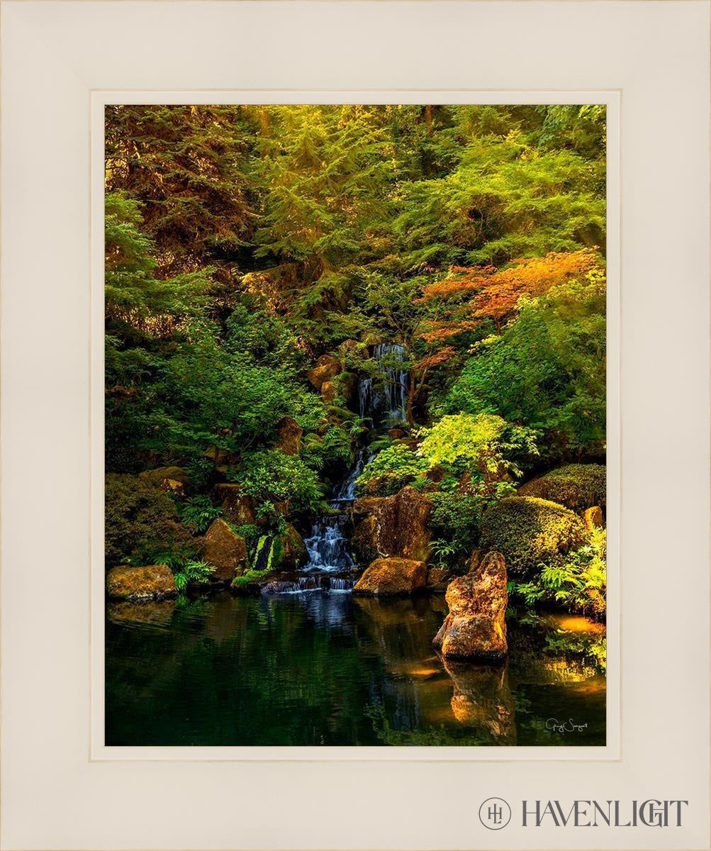 Secluded Pond Open Edition Print / 11 X 14 White 15 1/4 18 Art