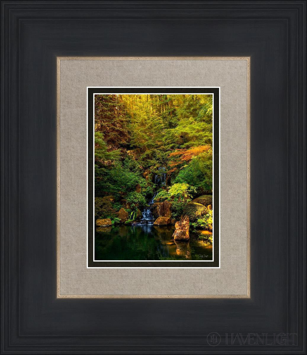 Secluded Pond Open Edition Print / 5 X 7 Black 12 3/4 14 Art