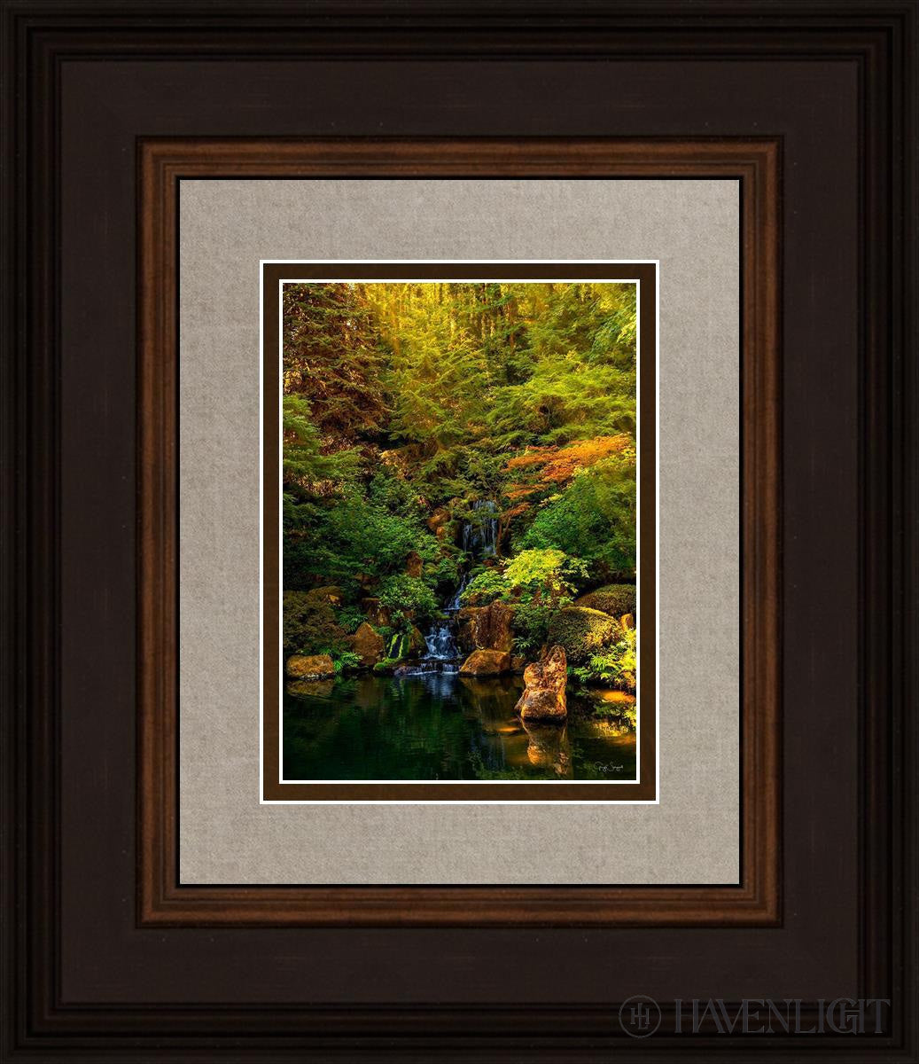 Secluded Pond Open Edition Print / 5 X 7 Brown 12 3/4 14 Art
