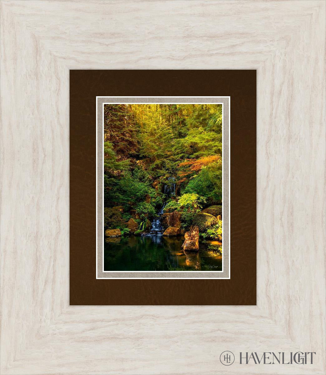 Secluded Pond Open Edition Print / 5 X 7 Ivory 13 1/2 15 Art