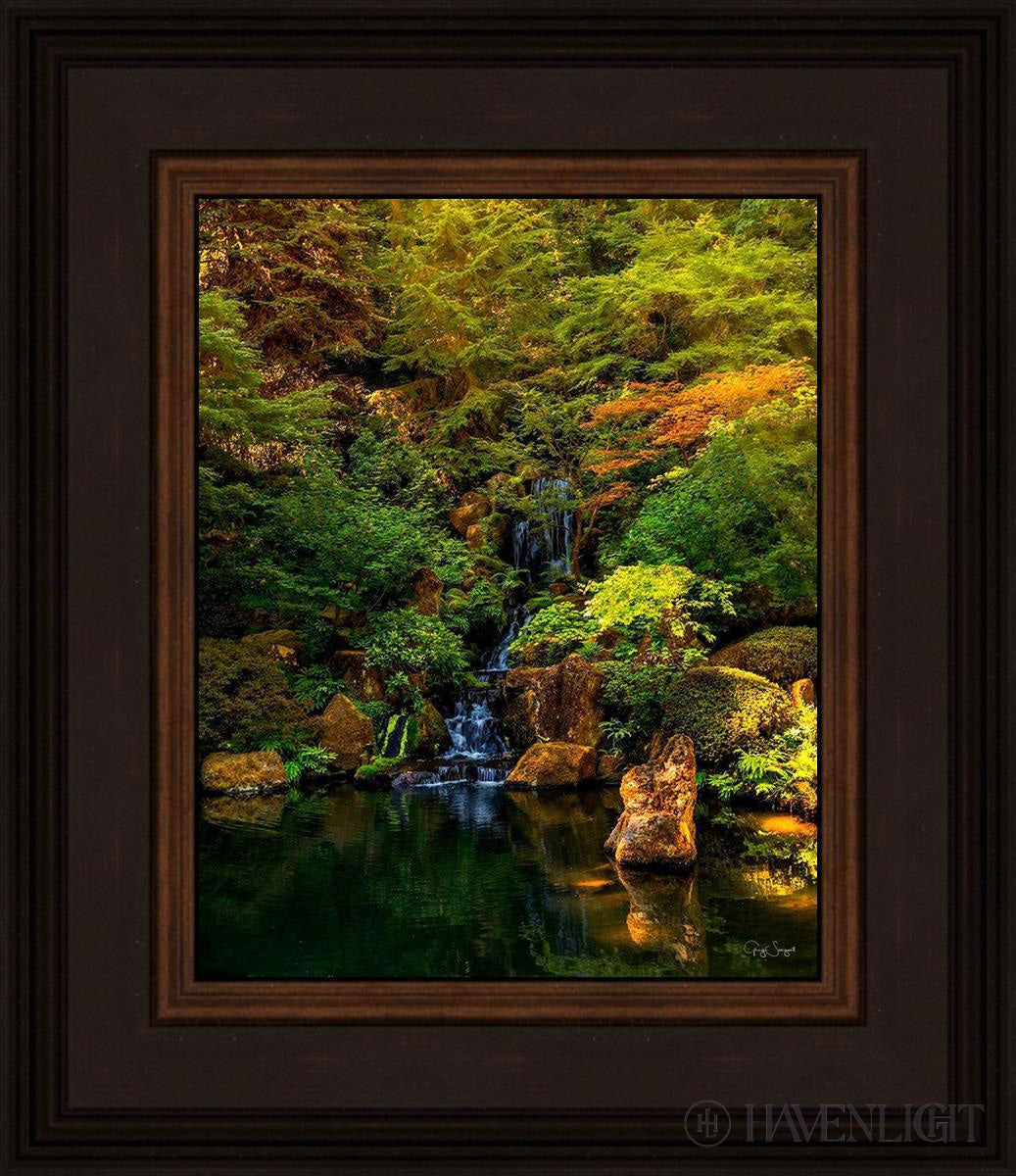 Secluded Pond Open Edition Print / 8 X 10 Brown 12 3/4 14 Art