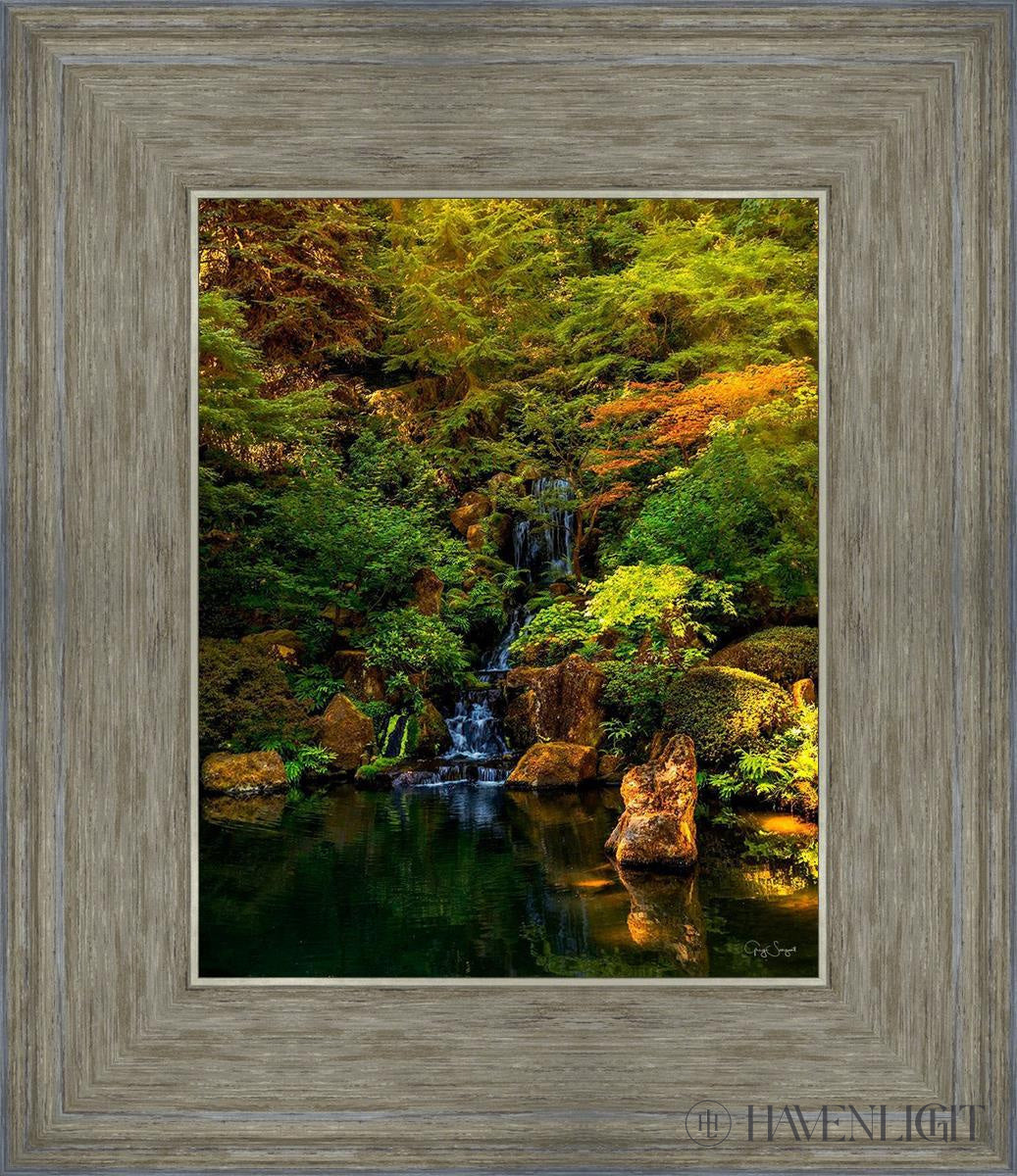 Secluded Pond Open Edition Print / 8 X 10 Gray 12 3/4 14 Art