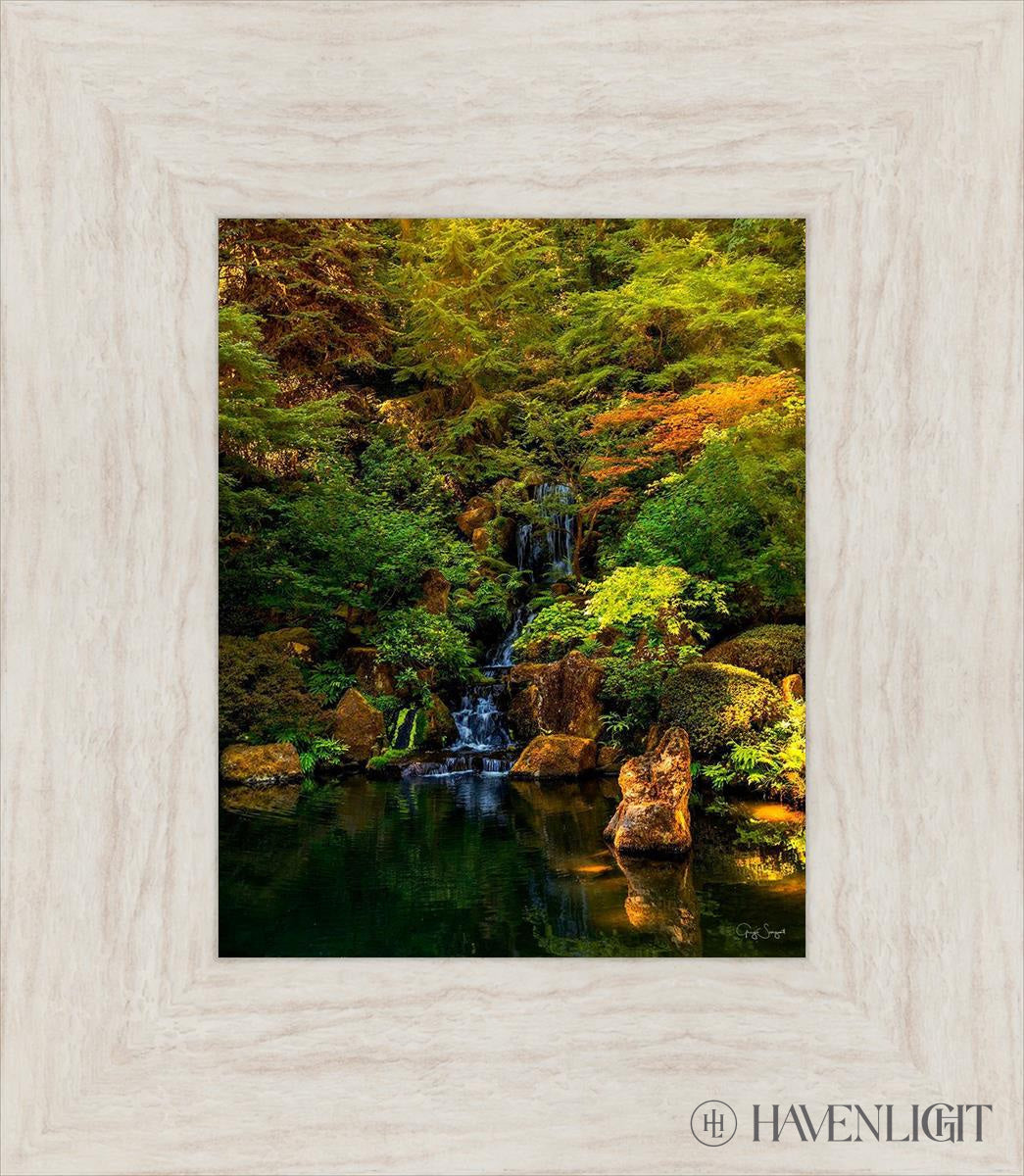 Secluded Pond Open Edition Print / 8 X 10 Ivory 13 1/2 15 Art