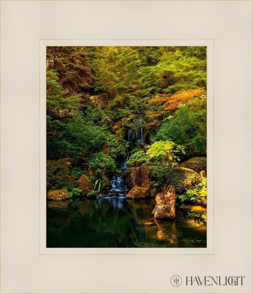 Secluded Pond Open Edition Print / 8 X 10 White 12 1/4 14 Art
