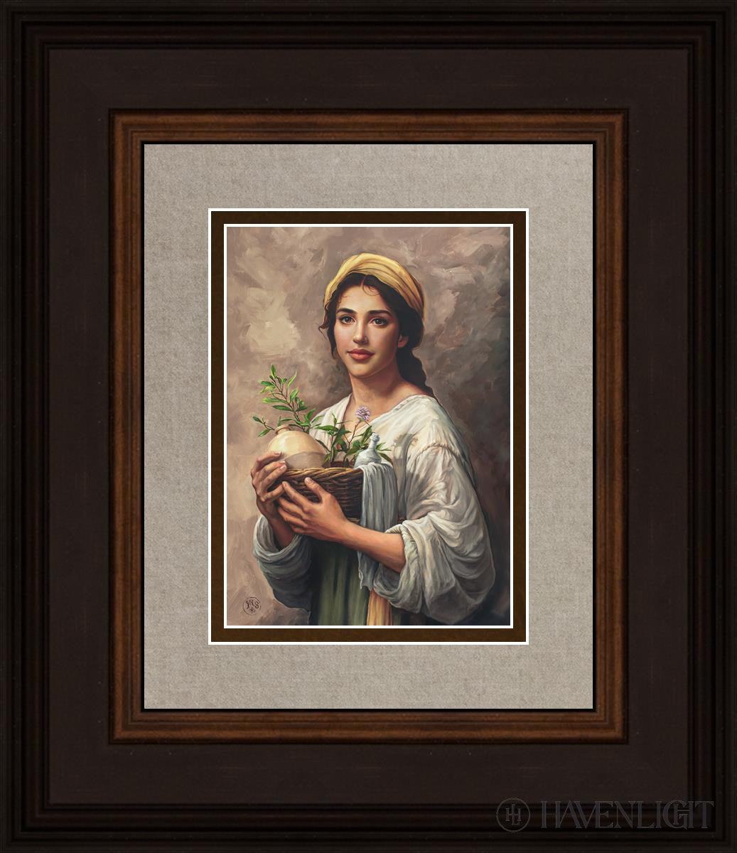 She Who Anointed The Lord Open Edition Print / 5 X 7 Brown 12 3/4 14 Art