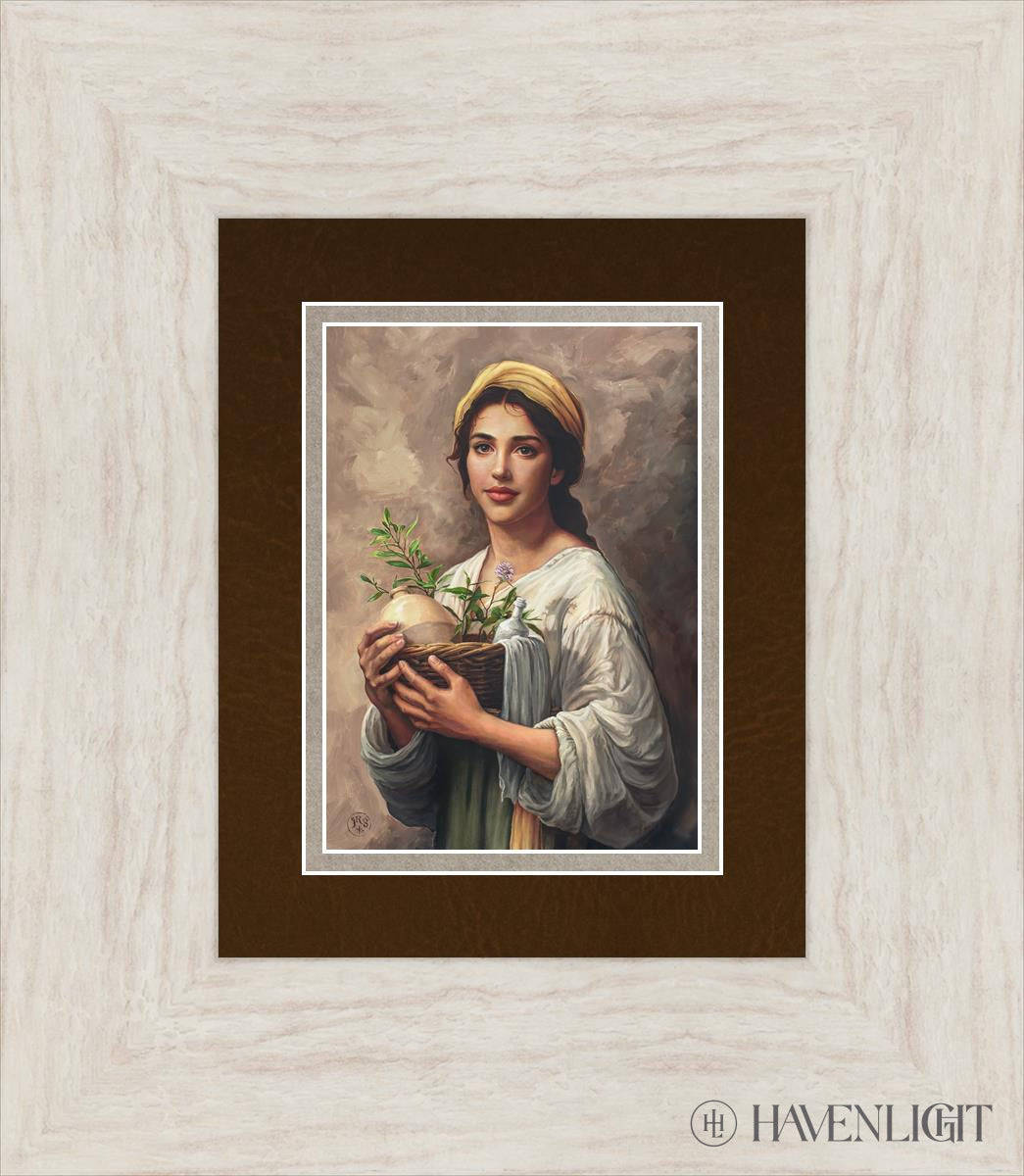 She Who Anointed The Lord Open Edition Print / 5 X 7 Ivory 13 1/2 15 Art