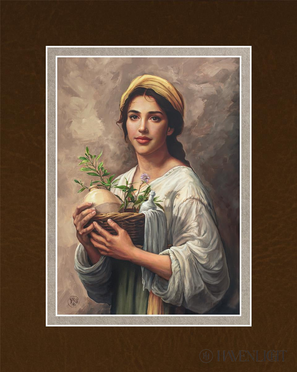 She Who Anointed The Lord Open Edition Print / 5 X 7 Matted To 8 10 Art