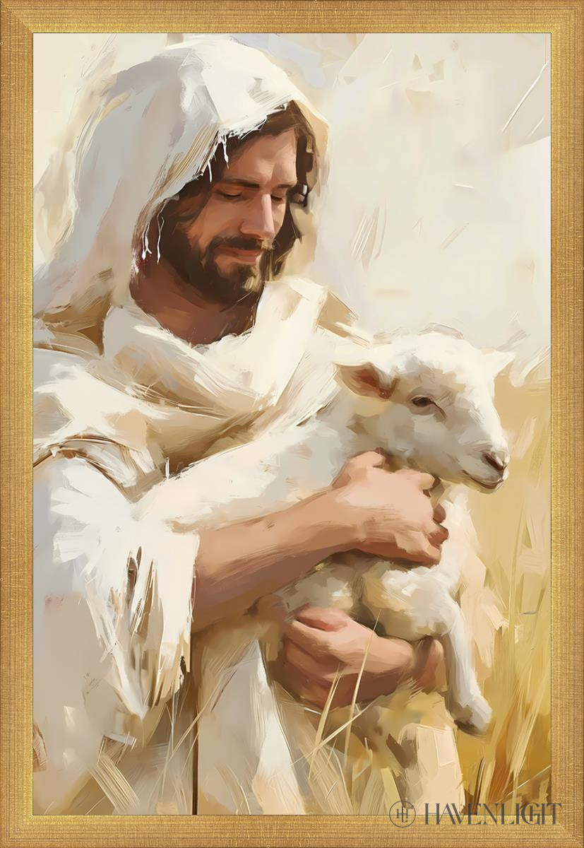 Shepherd Of My Soul Open Edition Canvas / 16 X 24 Matte Gold 17 3/4 25 Art