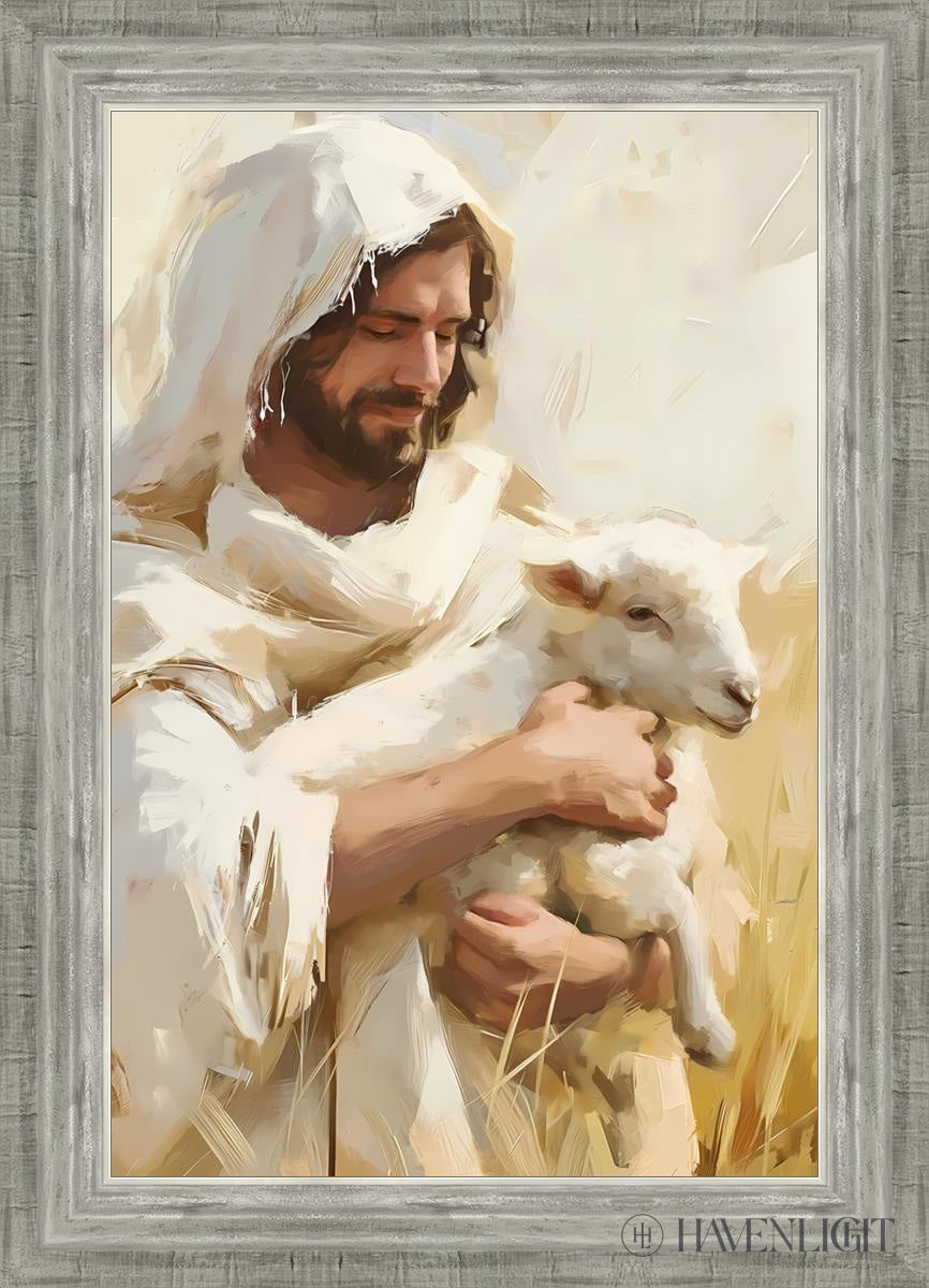 Shepherd Of My Soul Open Edition Canvas / 16 X 24 Silver 20 3/4 28 Art