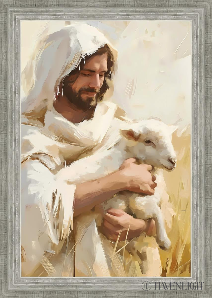 Shepherd Of My Soul Open Edition Canvas / 20 X 30 Silver 24 3/4 34 Art