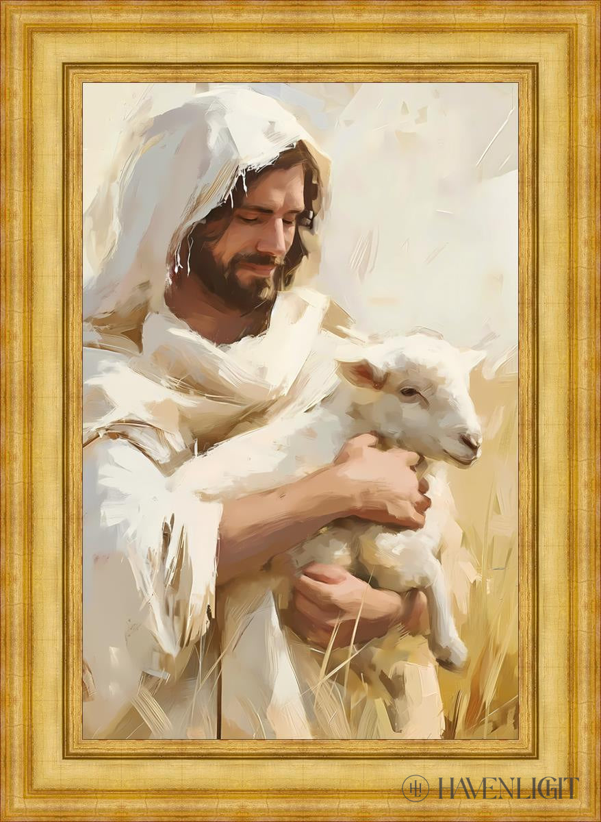 Shepherd Of My Soul Open Edition Canvas / 24 X 36 Colonial Gold Metal Leaf 32 3/4 44 Art