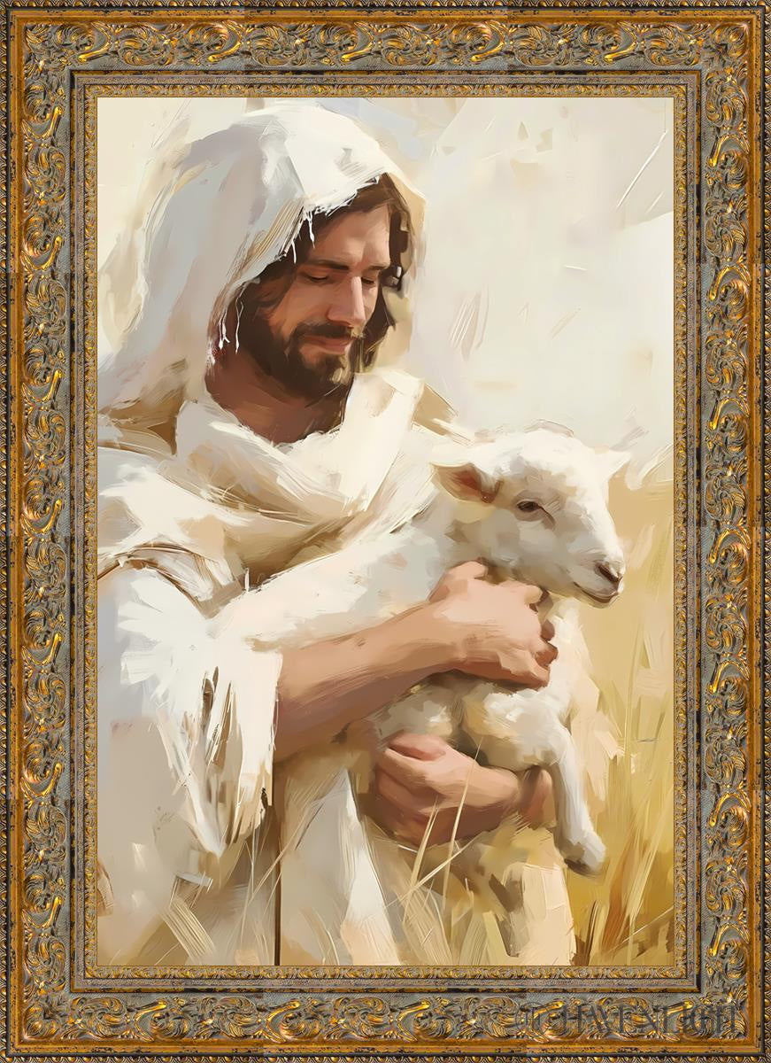 Shepherd Of My Soul Open Edition Canvas / 24 X 36 Gold 31 3/4 43 Art