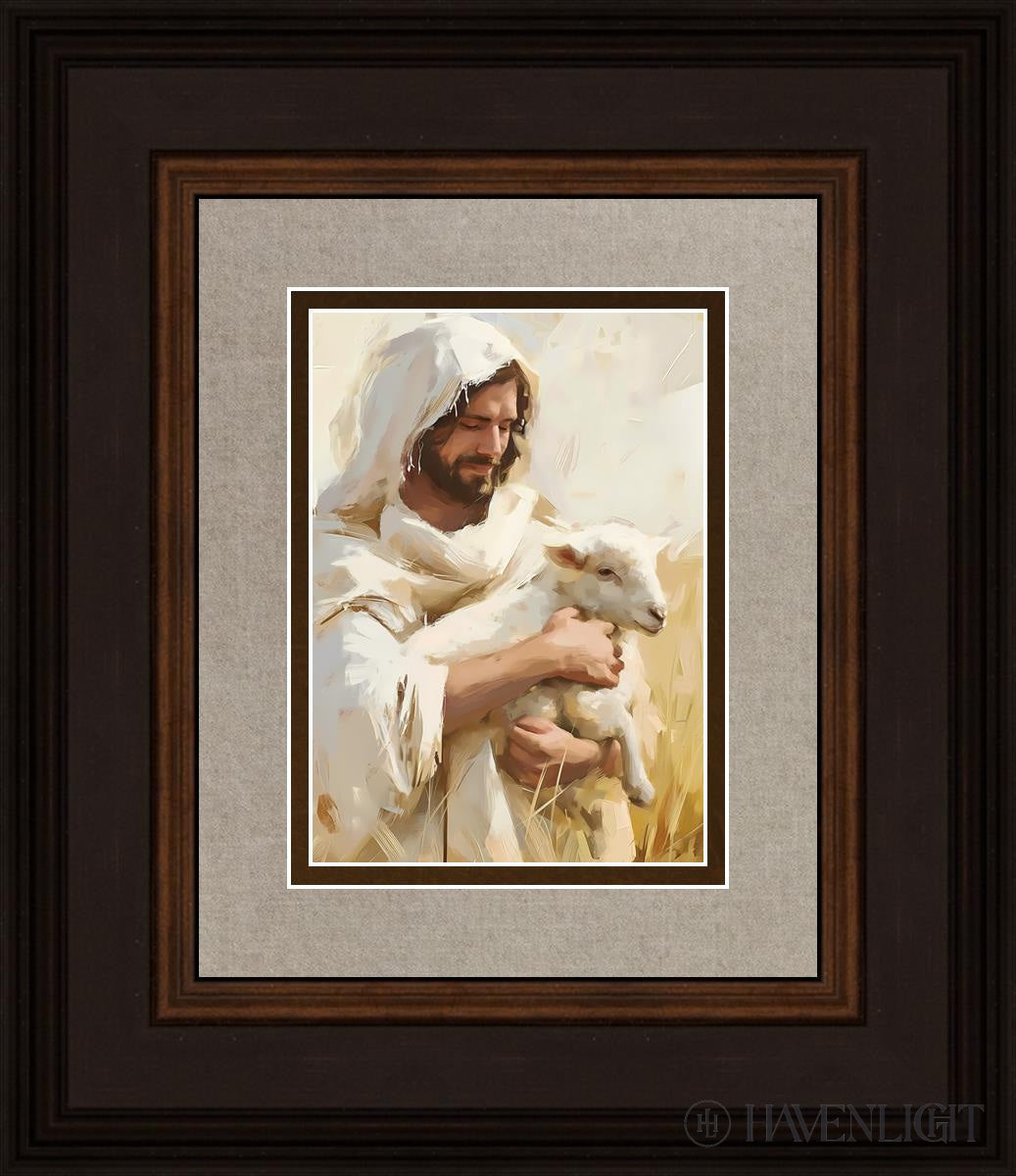 Shepherd Of My Soul Open Edition Print / 5 X 7 Brown 12 3/4 14 Art