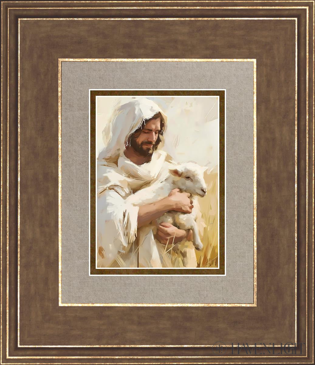 Shepherd Of My Soul Open Edition Print / 5 X 7 Gold 12 3/4 14 Art