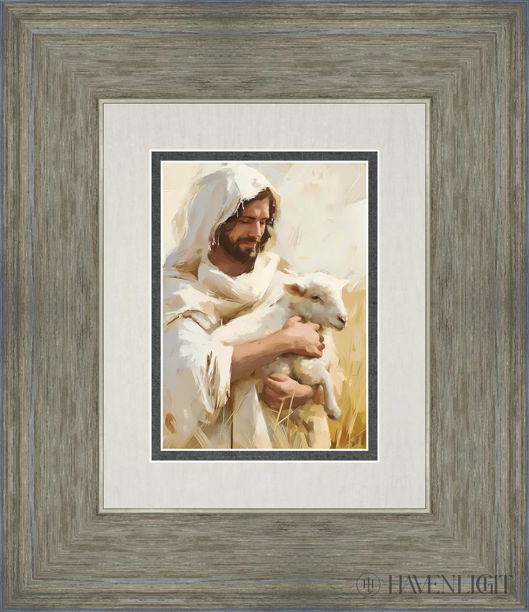 Shepherd Of My Soul Open Edition Print / 5 X 7 Gray 12 3/4 14 Art