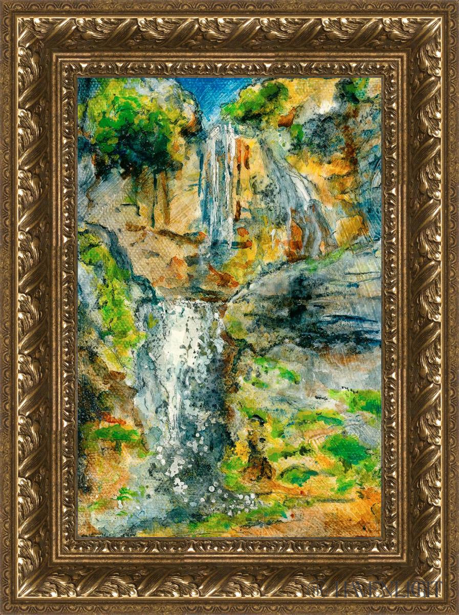 Stewart Falls Open Edition Canvas / 12 X 18 Gold 17 3/4 23 Art