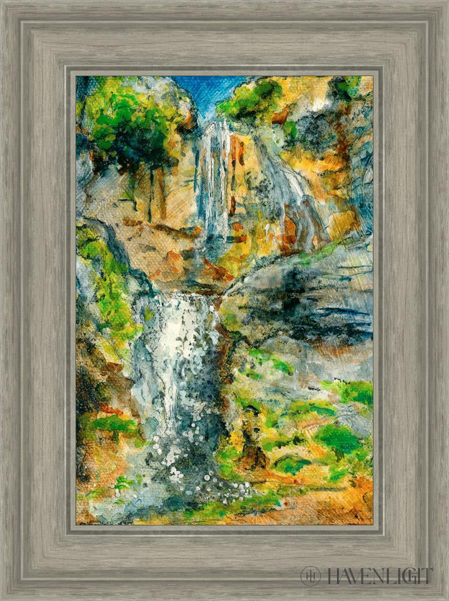 Stewart Falls Open Edition Canvas / 12 X 18 Gray 17 3/4 23 Art