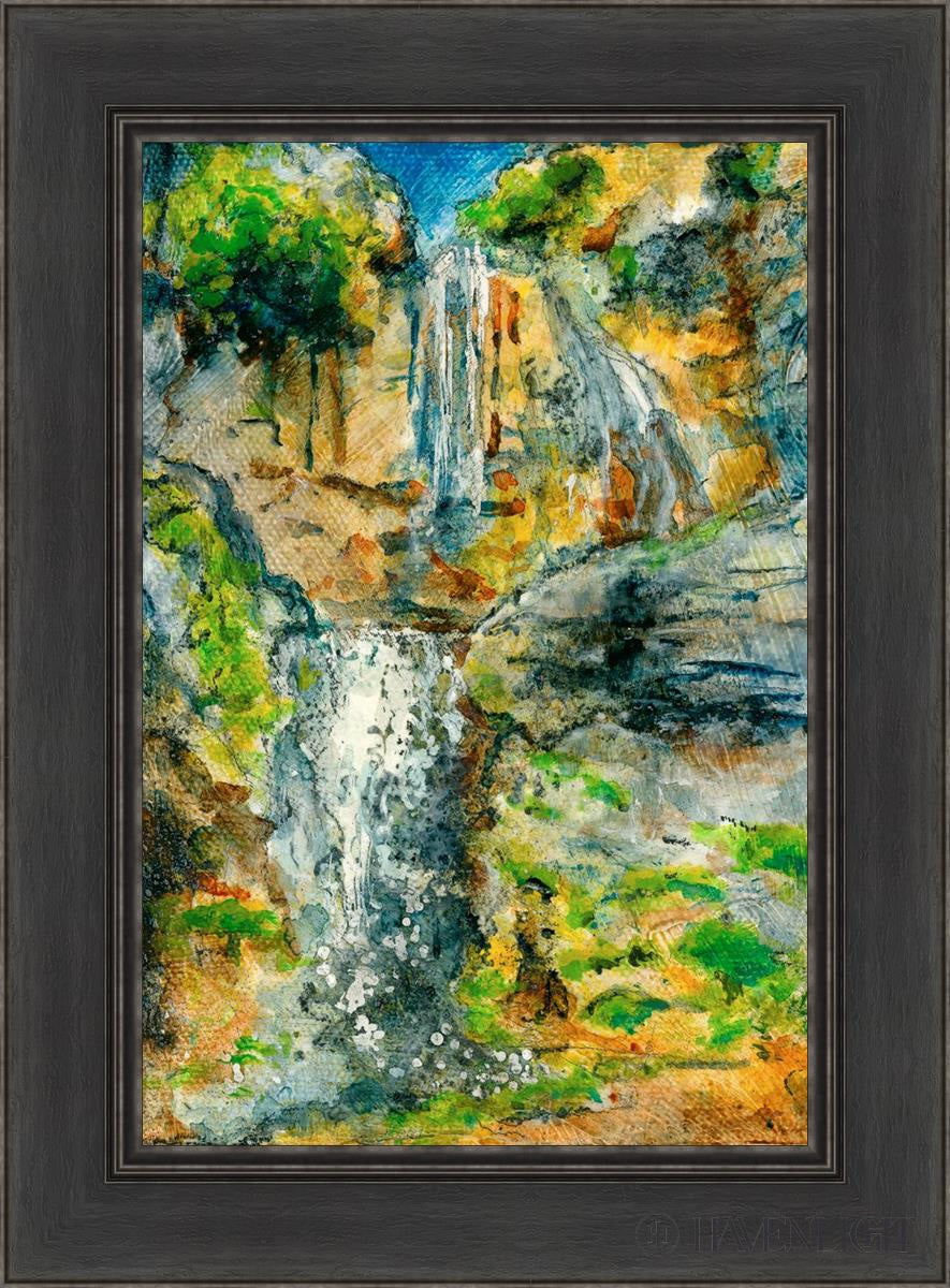 Stewart Falls Open Edition Canvas / 16 X 24 Black 22 1/2 30 Art