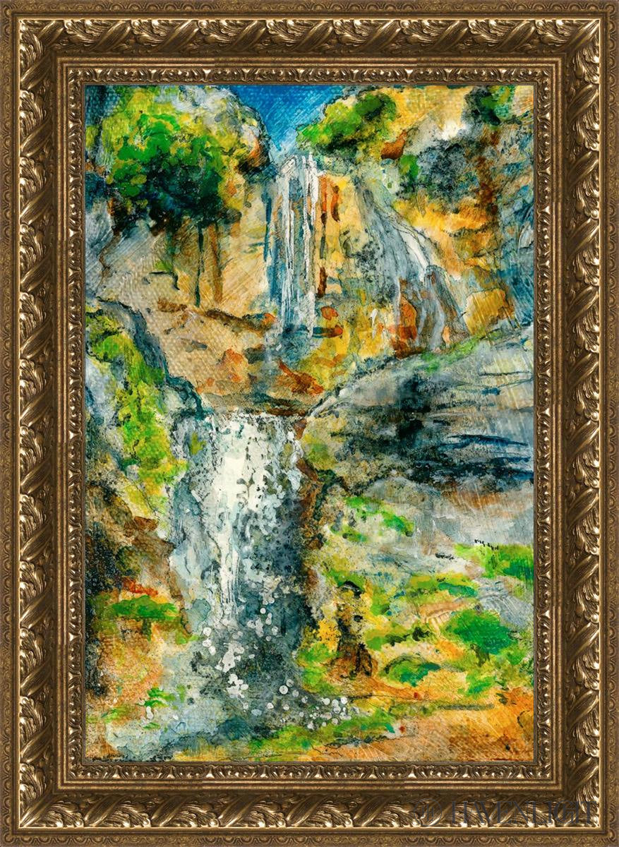 Stewart Falls Open Edition Canvas / 16 X 24 Gold 21 3/4 29 Art