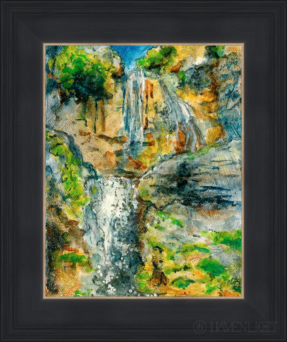 Stewart Falls Open Edition Print / 11 X 14 Black 15 3/4 18 Art
