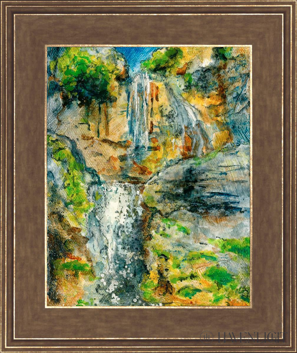 Stewart Falls Open Edition Print / 11 X 14 Gold 15 3/4 18 Art