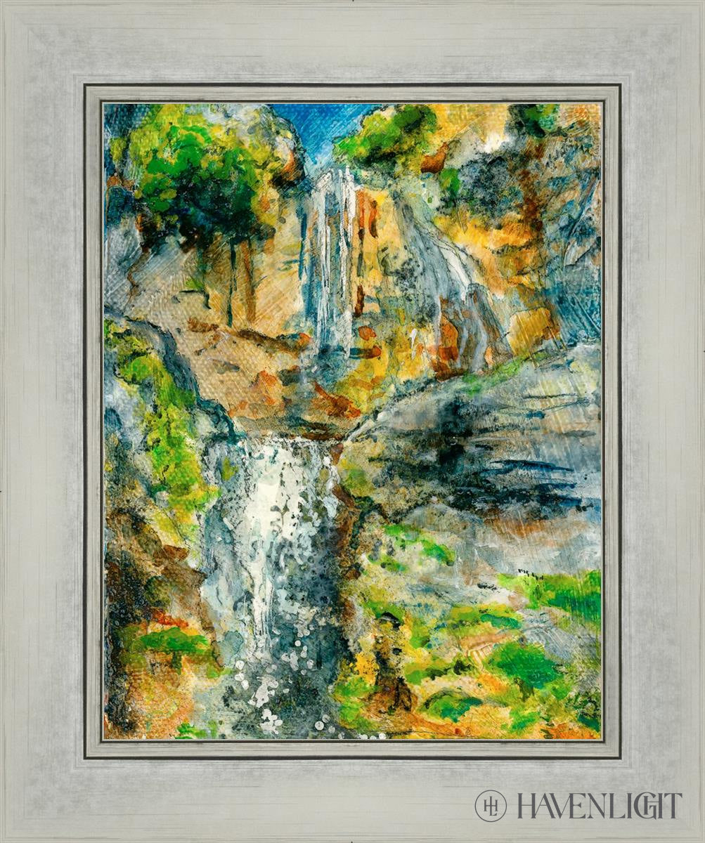 Stewart Falls Open Edition Print / 11 X 14 Silver 15 1/4 18 Art