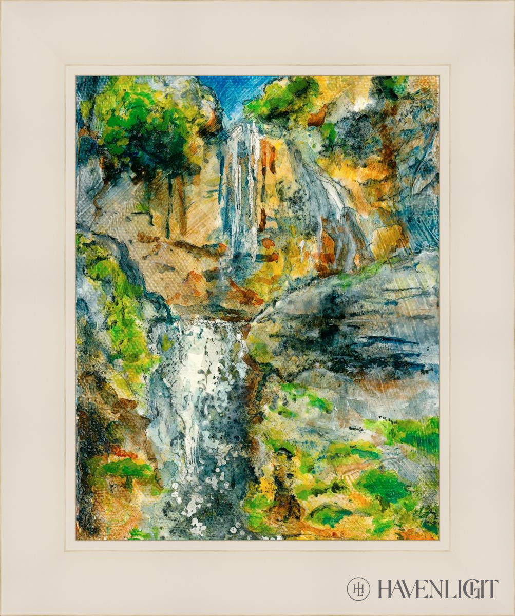 Stewart Falls Open Edition Print / 11 X 14 White 15 1/4 18 Art