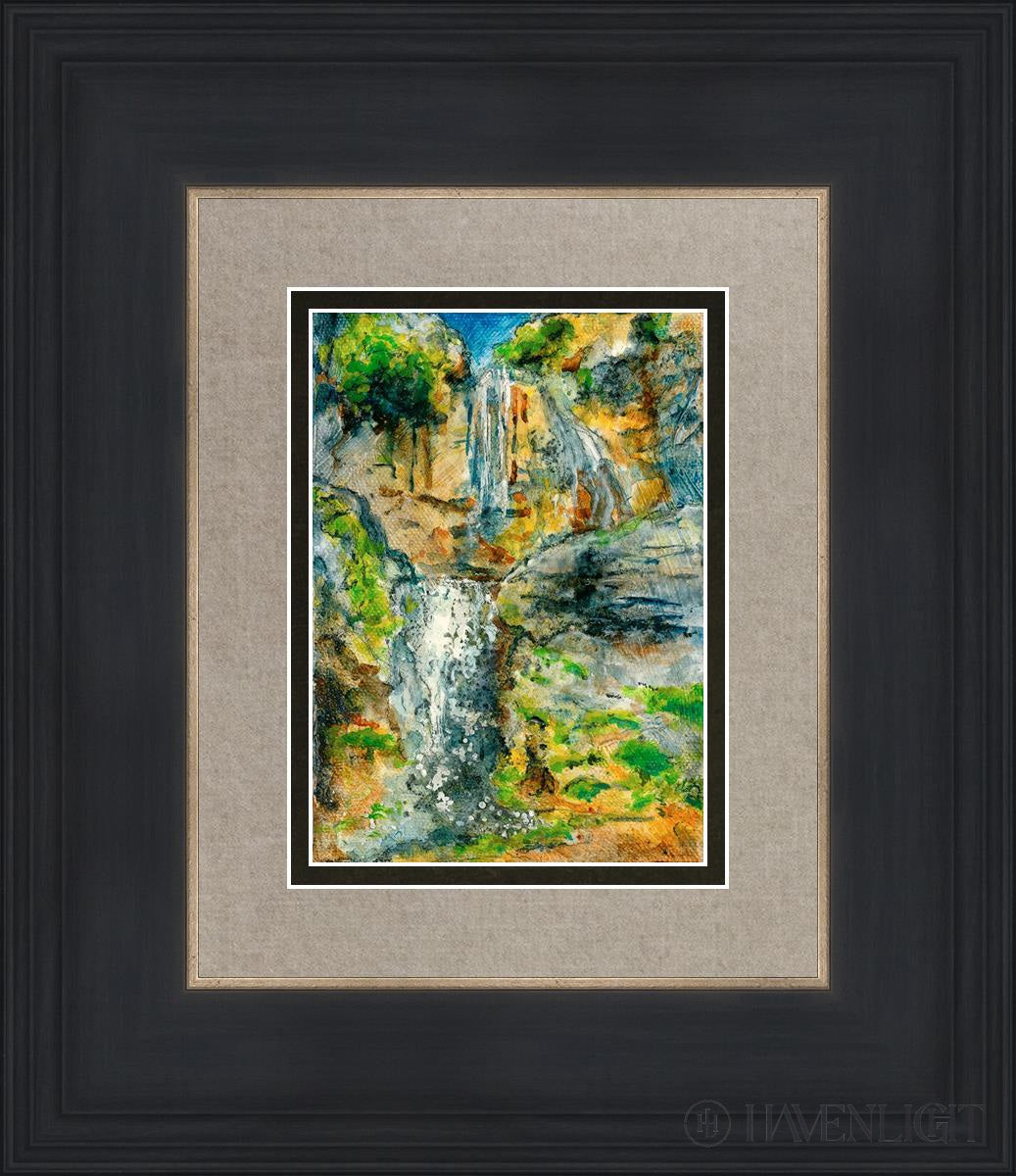 Stewart Falls Open Edition Print / 5 X 7 Black 12 3/4 14 Art
