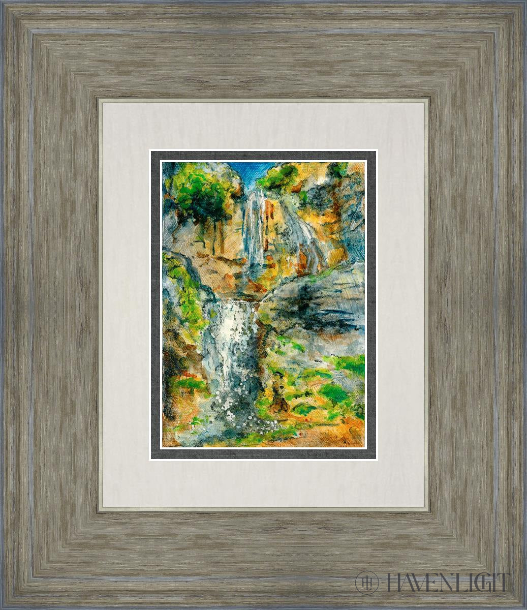 Stewart Falls Open Edition Print / 5 X 7 Gray 12 3/4 14 Art