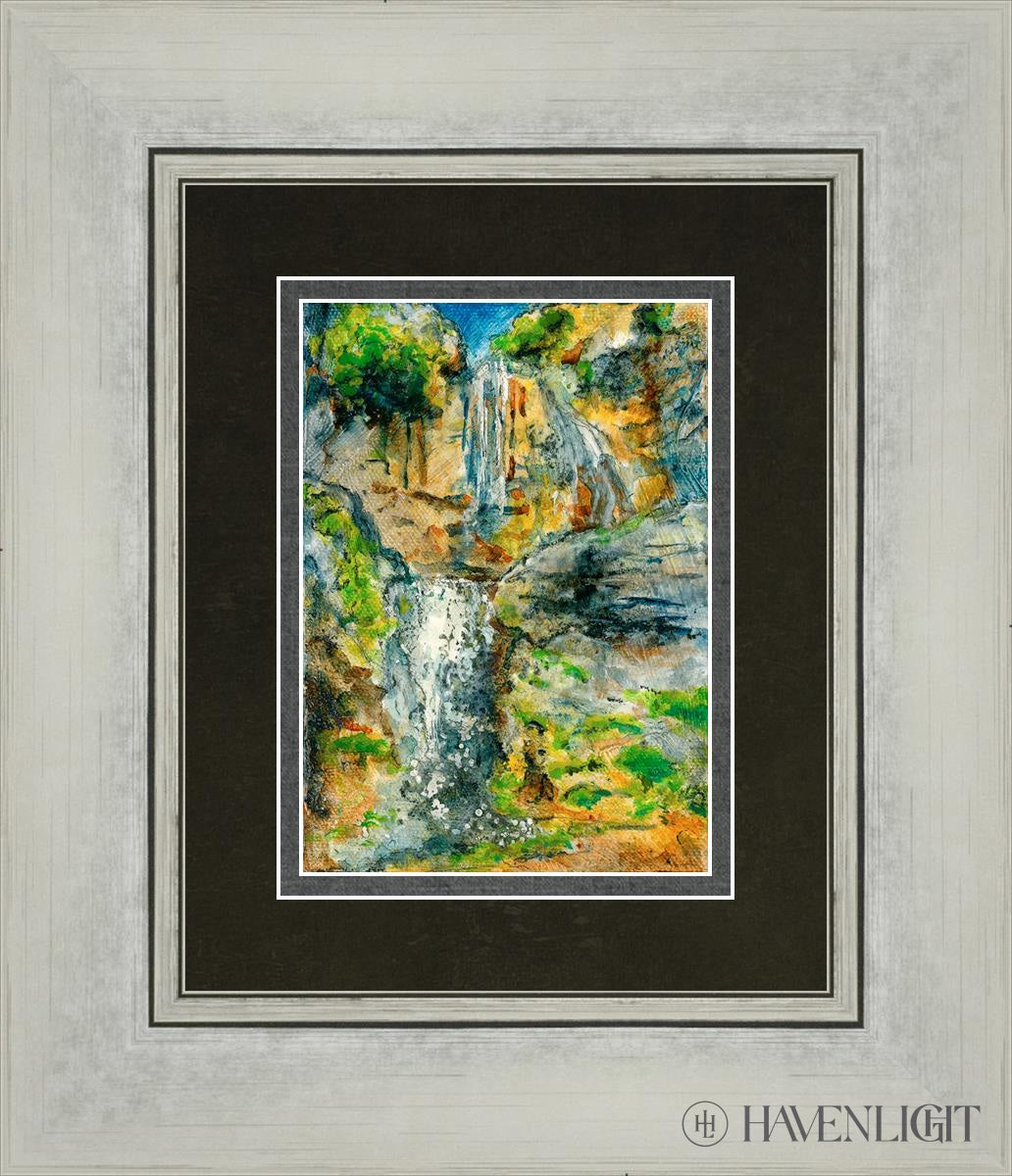 Stewart Falls Open Edition Print / 5 X 7 Silver 12 1/4 14 Art