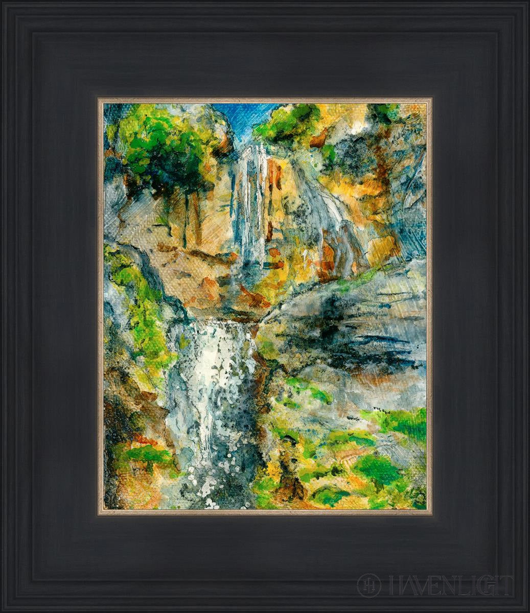 Stewart Falls Open Edition Print / 8 X 10 Black 12 3/4 14 Art