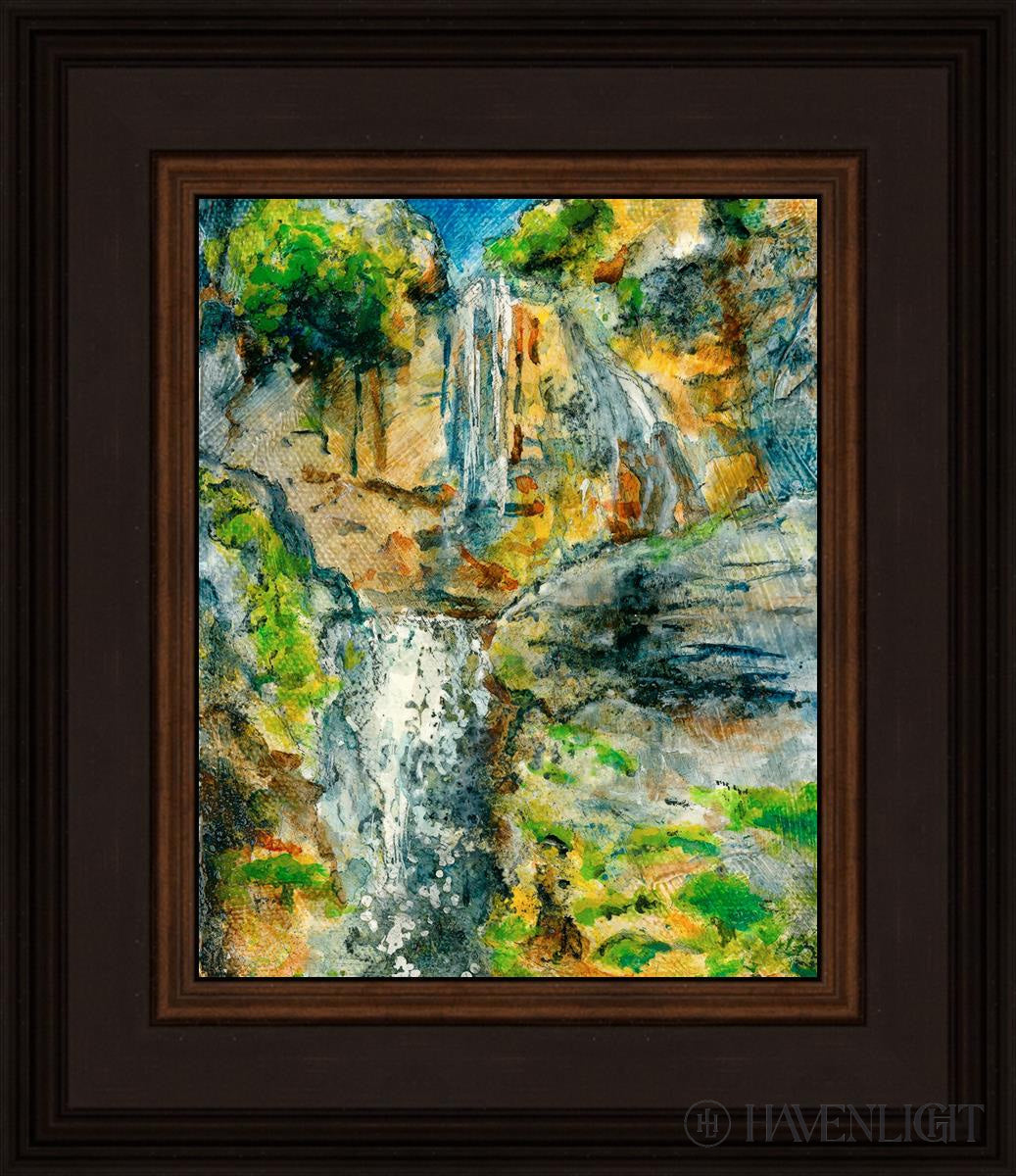 Stewart Falls Open Edition Print / 8 X 10 Brown 12 3/4 14 Art