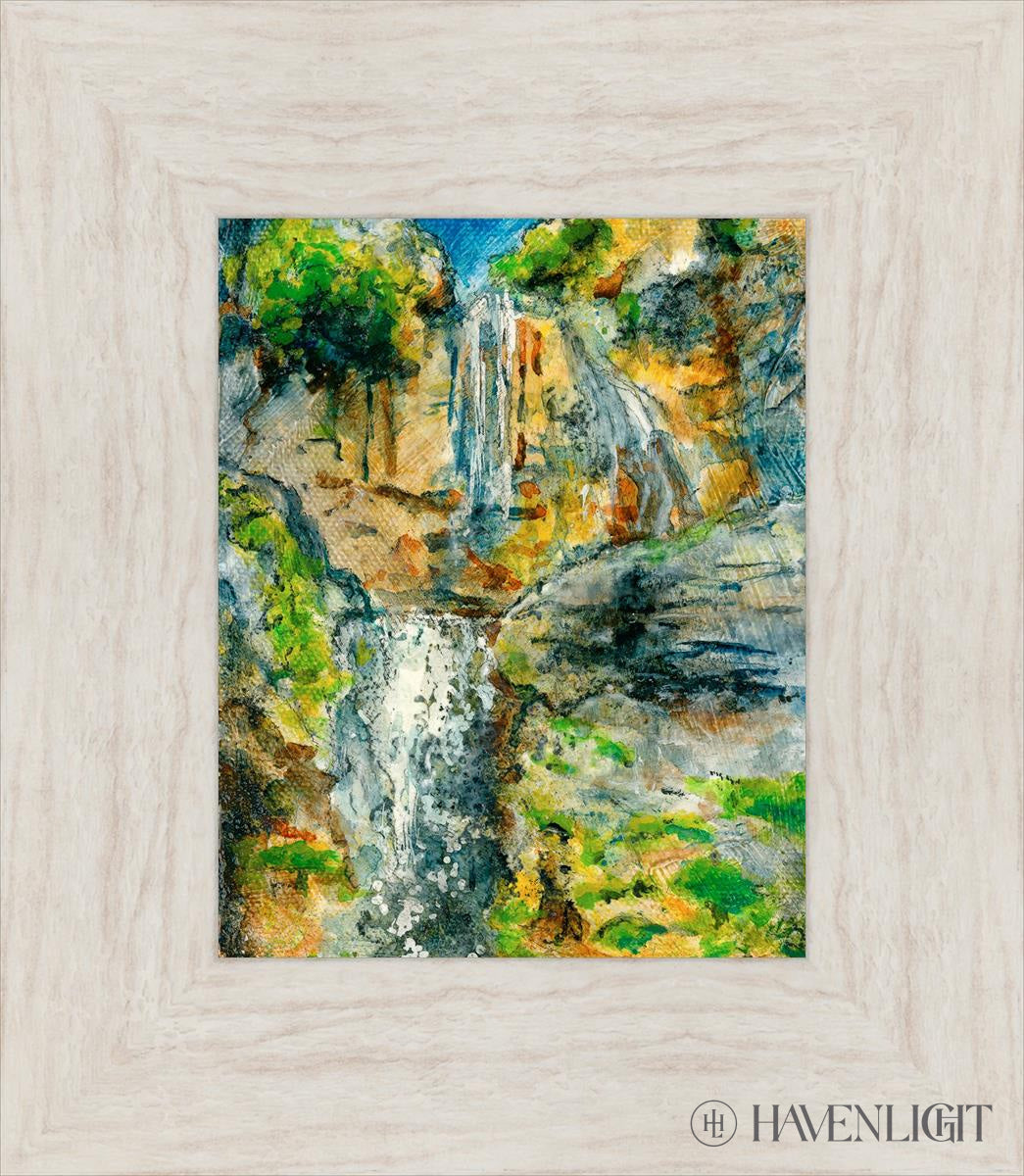 Stewart Falls Open Edition Print / 8 X 10 Ivory 13 1/2 15 Art