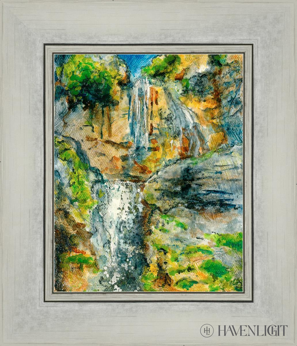 Stewart Falls Open Edition Print / 8 X 10 Silver 12 1/4 14 Art