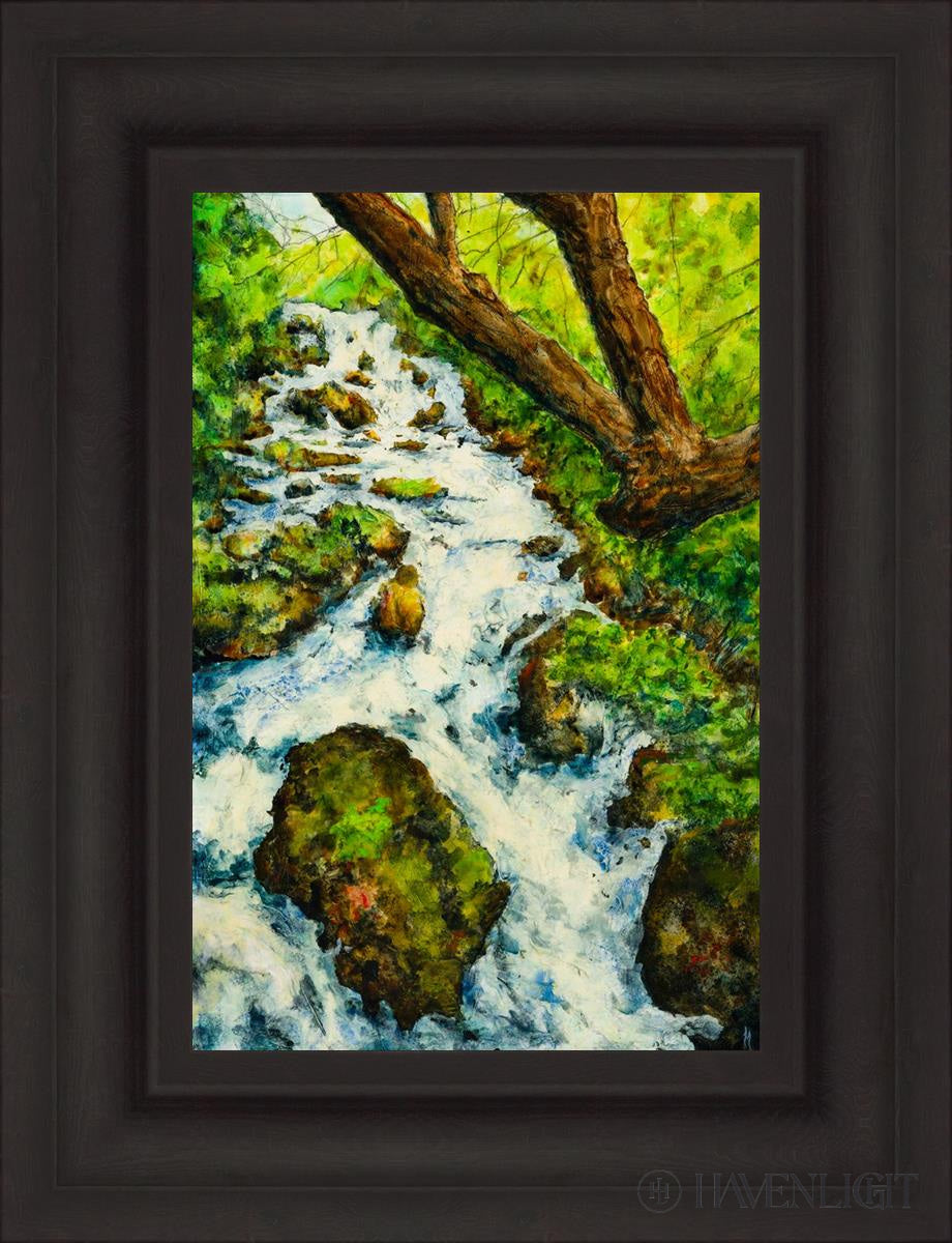 Summer Cascade Open Edition Canvas / 12 X 18 Brown 19 3/4 25 Art