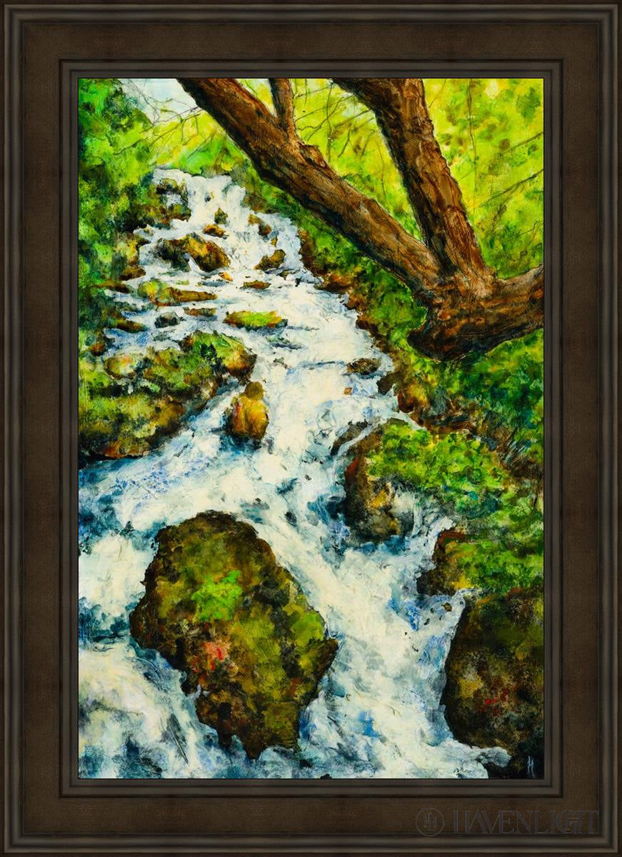 Summer Cascade Open Edition Canvas / 24 X 36 Brown 31 3/4 43 Art