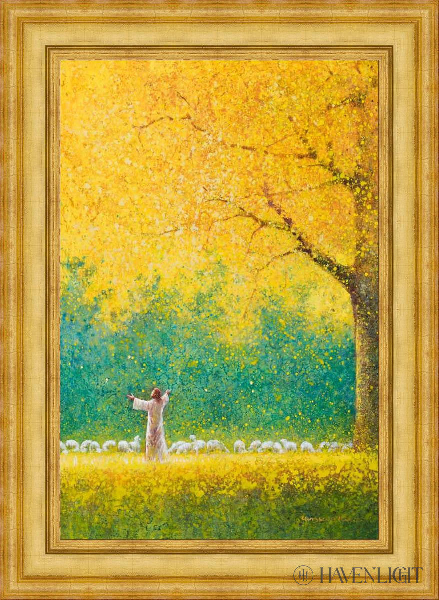 Sunshine In My Soul Open Edition Canvas / 24 X 36 Colonial Gold Metal Leaf 32 3/4 44 Art