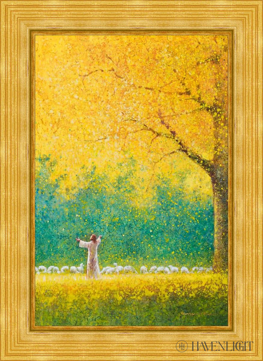 Sunshine In My Soul Open Edition Canvas / 24 X 36 Gold Metal Leaf 32 3/8 44 Art