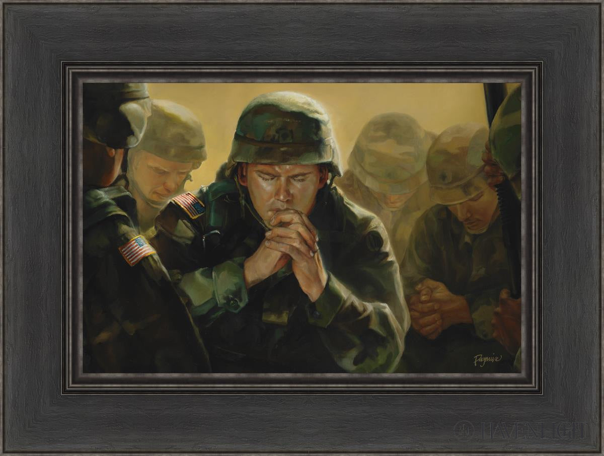 Sweet Hour Of Prayer Open Edition Canvas / 18 X 12 Black 24 1/2 Art