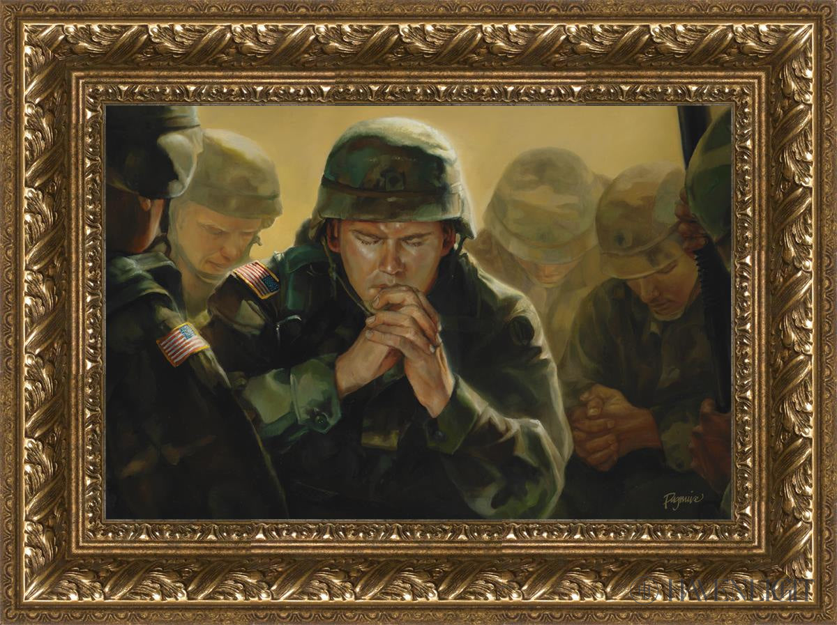 Sweet Hour Of Prayer Open Edition Canvas / 18 X 12 Gold 23 3/4 17 Art