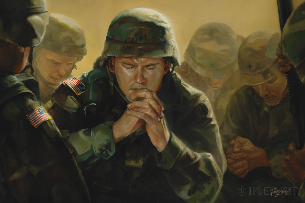 Sweet Hour Of Prayer Open Edition Canvas / 18 X 12 Rolled In Tube Art