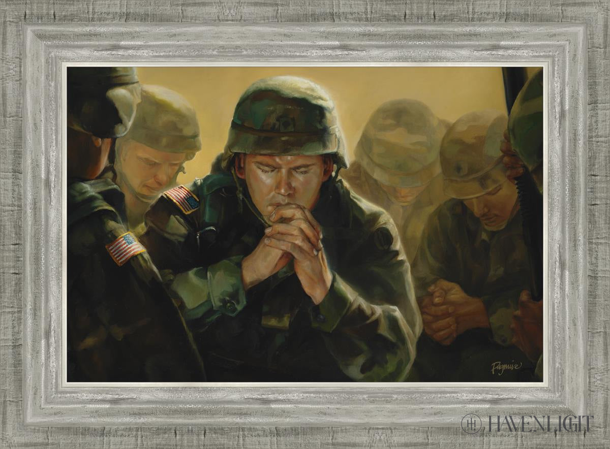 Sweet Hour Of Prayer Open Edition Canvas / 18 X 12 Silver 22 3/4 16 Art