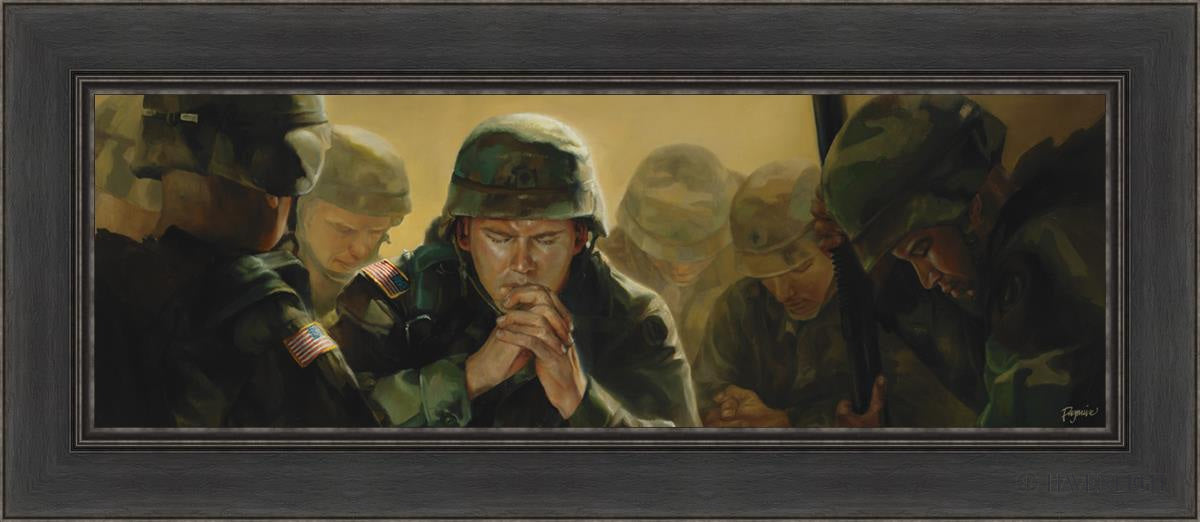 Sweet Hour Of Prayer Open Edition Canvas / 36 X 12 Black 42 1/2 18 Art