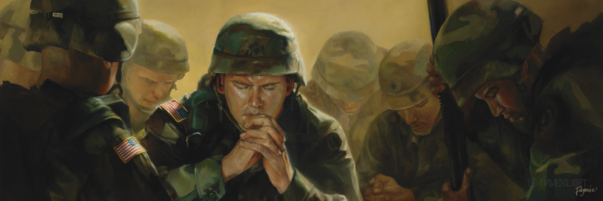 Sweet Hour Of Prayer Open Edition Canvas / 36 X 12 Rolled In Tube Art